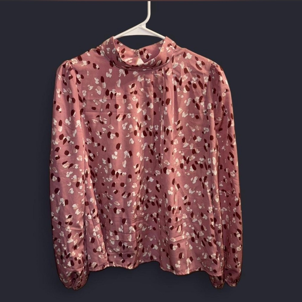 Pink Pattern Long Sleeve Blouse
SMALL